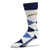 For Bare Feet - NFL Argyle Lineup Men's Crew Socks - One Size Fits Most (Los Angeles Chargers)