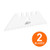 Slice 10523 Utility Blade, Serrated Edge, Never Rusts, Lasts 11x Longer Than Metal, Finger-Friendly Edge