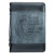 Be Strong Lion Two-Tone Black Bible Cover - Joshua 1:9 - Medium
