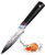 WALLOP Damascus Paring Knife 3.5 inch - Japanese AUS-10 High Carbon Damascus Steel - Peeling Knife - Fruit Vegetable Knife with Ergonomic G10 Handle with Gift Box