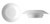 50 1/2" White Plastic Flush Type Hole Plugs 7/8" Head by Popular