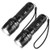 LE Portable Handheld LED Flashlight with Adjustable Focus and 5 Light Modes, Outdoor Water Resistant Torch, Tactical Flashlight for Camping, Hiking, Emergency, Pack of 2