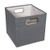 JJ Cole Heather Storage Box, Slate, 11"