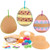 Baker Ross Design Your Own Easter Egg Sewing Decoration Kits, Creative Art and Craft Supplies for Kids to Make and Decorate (5 Pack)