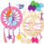 Baker Ross AT728 Mermaid Wooden Dreamcatcher Kits, for Kids Arts and Crafts Projects (Pack of 4), Assorted Baker Ross AT728 Mermaid Wooden Dreamcatcher Kits, for Kids Arts and Crafts Projects (Pack of 4), Assorted