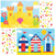 Baker Ross AT998 Seaside Mosaic Picture Kits, for Kids Arts and Crafts Projects (Pack of 4), Assorted