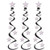 Star Whirls (black & silver)    (3/Pkg)