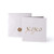 Katie Loxton XOXO Embossed Lettering 5 x 5 Paper Greeting Card & Envelope Pack of 10