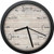 Dadidyc Vintage Wood Math Equations and Notations Print Pattern Silent Wall Clock for Home Office Kitchen Unique Decorative Round Clock Wall Decor with Frame 10in