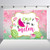 HUAYI one in a Melon Birthday Party Backdrop Watercolor Sweet Summer Fruit Watermelon Theme Party 1st Birthday Photography Background for Girl Photo Studio Booth Props Cake Table Decor 220x150cm