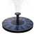 SVWSUN Solar Birdbath Fountain,1.4W Solar Panel Kit Water Pump Solar Powered Floating Fountain Kit Solar Water Fountain for Bird Bath Pond, Pool and Garden Decoration