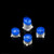 Bullet Buttons ABXY Mod Kit Levers Joystick for Xbox One S Slim Elite Controll Replacement (Clear Blue)