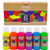 Artecho Acrylic Paint Acrylic Paint Set for Art, 6 Neon Colors 2 Oz Acrylic Paint Supplies for Wood, Fabric, Crafts, Canvas, Leather&Stone