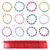 FadJollys Assorted Plastic Iridescent Bead Bracelets 12pcs Per Pack Value Pack