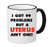 99 PROBLEMS - UTERUS AIN't ONE Mug - Ceramic 11oz RINGER Coffee/Tea Cup Gift Stocking Stuffer