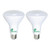 BR30 LED Floodlight, 11W (65W Equivalent), Dimmable, 880 Lumens, 3000k, E26 Medium Base, Energy Star (2 Pack)