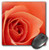 3dRose LLC 8 X 8 X 0.25 Inches Mouse Pad Beautiful Red Rose with a Soft Focus (Mp_181335_1)