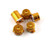 Metal 9mm Bullet Buttons Mod Kit ABXY & Guide Button for Xbox One xboxone Controller (Gold)