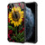 iPhone Xs Max Case,Sunflower Rose Pattern Tempered Glass iPhone Xs Max Cases for Girls [Anti-Scratch] [Anti Fall] Elegant and Luxury Design Cover Case for iPhone Xs Max?6.5 inch?