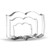 Book Cookie Cutter Set - 3 Piece - Stainless Steel