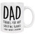 Shooting Blanks Coffee Mug Dad Coffee Mug Funny Dad Mugs from Daughter Son Funny Mug for Dad Coffee Mug for Men Fathers Day Mug for Dad Daddy 11 Oz