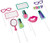 Creative Converting 10-Piece Assorted Photo Booth Props, Sparkle Spa Party!