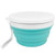 ECOmorning 30oz/900ml Silicone Collapsible Bowls Silicone Food Storage Containers with Lids Collapsible Lunch Box Containers, Microwave, Freezer Safe