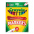 Crayola Non-Washable Markers, Broad Point, Classic Colors, 8/Set (58-7708)