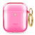 elago Clear Airpods Case with Keychain Designed for Apple Airpods 1 & 2 (Neon Hot Pink)