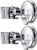 Adjustable Shower Head holder, Bathroom Suction Cup Handheld Shower head Bracket, Removable Handheld Showerhead & Wall Mounted Suction Bracket (two packs)