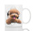 Funny Brown Poodle Mug - Ceramic Funny Coffee Mug - Perfect Dog Lover Poodle Gifts - Cute Novelty Coffee Mug Present - Great Birthday or Christmas Surprise for Friend or Coworker, Men and Women (11oz)