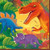 Prehistoric Dinosaurs Luncheon Napkins, Party Favor