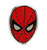 C&D Visionary Spiderman Spidey Head Metal Sticker, 5cm, Silver