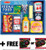 Melissa & Doug Fridge Food: Play Food Set & 1 Scratch Art Mini-Pad Bundle (04076)