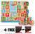 Melissa & Doug ABC & 123 Wooden Blocks & 1 Scratch Art Mini-Pad Bundle (02253)