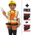 Melissa & Doug Construction Worker: Role Play Costume Scratch Art Mini-Pad Bundle