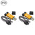 DEVMO 2PCS ST-Link V2 Mini Metal Shell STM8 STM32 Emulator Downloader Programming Unit M267