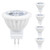 Dimmable GU4 MR11 LED Light Bulbs, Lustaled 120V GU4 Bi-Pin Base LED Bulb 4W Ceramic GU4.0 LED Spotlight Lamp 35W Halogen Replacement for Landscape Track Accent Lighting (Warm White 3000K, 4-Pack)