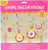 Amscan Summer Shells Party Foil Swirl Decorating Kit
