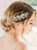 FXmimior Bridal Hair Accessories Hair Vine Headpiece Bridal Hairpiece Comb Wire Headband Wedding Hairpiece Wired Crystal Vine (silver)