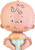 Anagram International Welcome Baby Shape Foil Balloon, 24", Multicolor