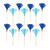 Amscan Blue Fringe Pick | 24 Ct.