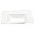 White Wavy Square Bowl | 5 oz.| Pack of 10 | Party Supply
