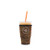 Java Sok Reusable Iced Coffee Cup Insulator Sleeve for Cold Beverages and Neoprene Holder for Starbucks Coffee, McDonalds, Dunkin Donuts, More (Leopard, 30-32oz Large)