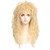 ColorGround Long Curly 80s Rocker Mullet Cosplay Wig for Women