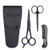BlueZOO Beard Mustache Scissors and Comb Set Kit for Men Care - (3 Pieces Kit)