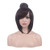 wildcos Short Brown Cosplay Wig for Women+1 ponytails