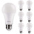 KINDEEP A19 60W Equivalent LED Light Bulb, Warm White 3000K, 9W 900 Lumens, CRI80+ 110V, E26 Base LED Bulbs Non-Dimmable, 270° Beam Angle 6-Pack