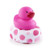 Munchkin Duck Duck Clean Sponge Bath Toy, Pink
