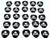 Pirate Eye Patches, Pirate Party Eye Patches, By Dondor (12 Pack)